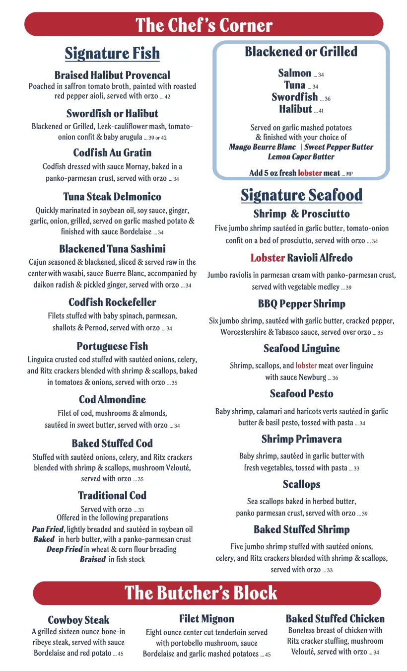 Menu page 3