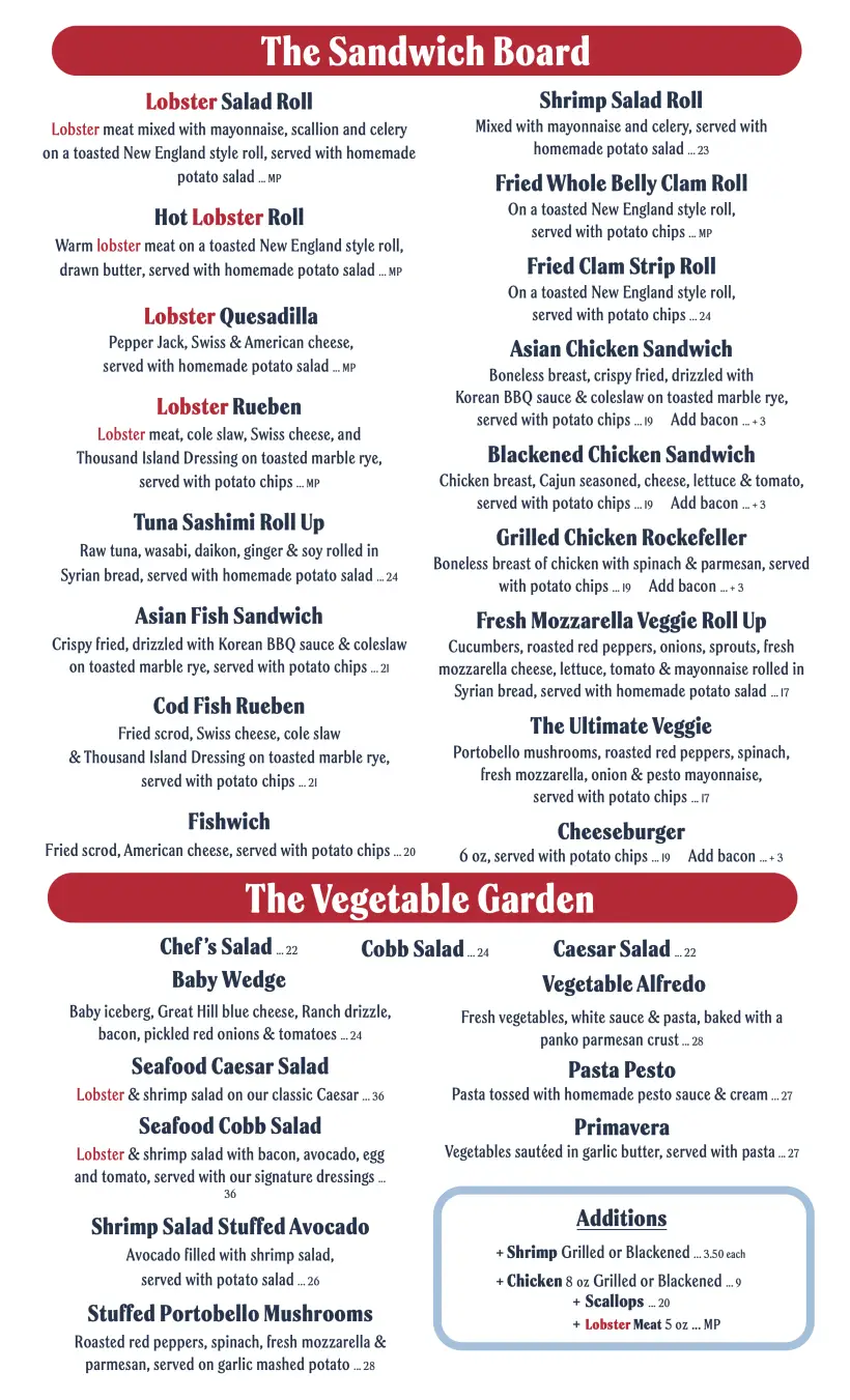 Menu page 5