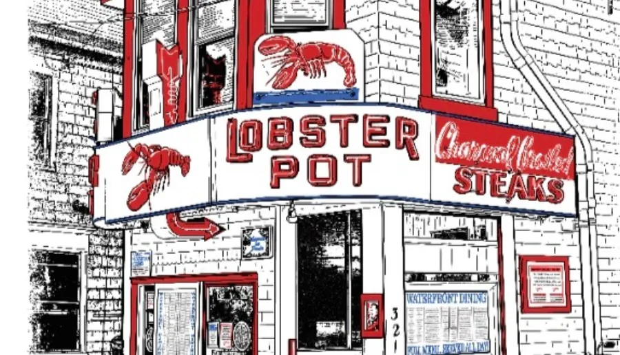 Lobster Pot illustration of the storefront